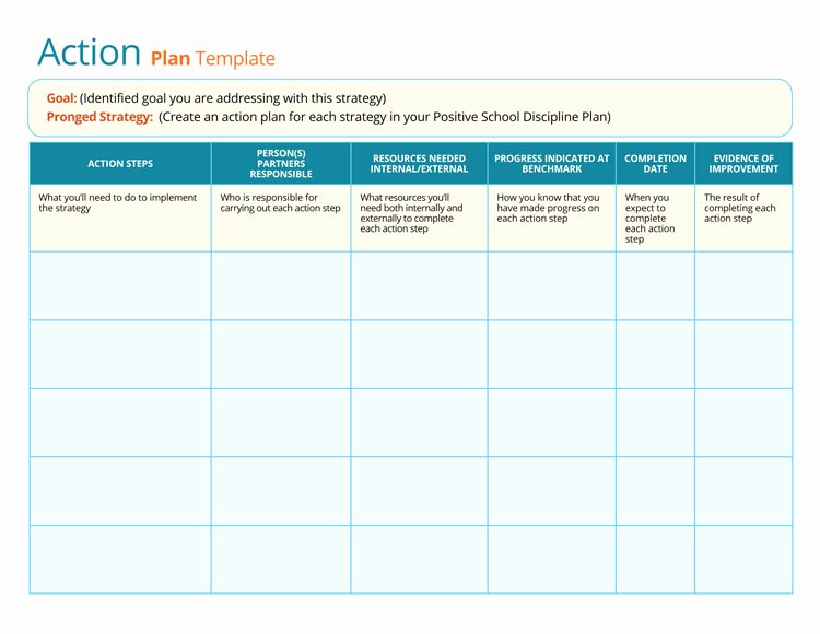 Simple Action Plan Template Beautiful 58 Free Action Plan Templates &amp; Samples An Easy Way to
