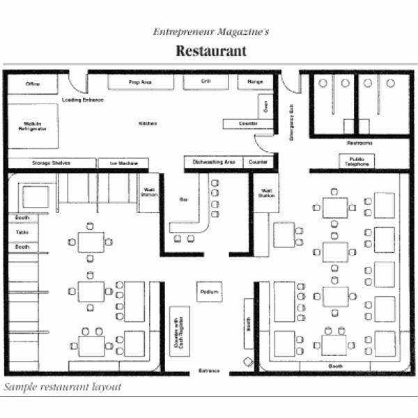 Simple Cafeteria Plan Template Best Of Sample Restaurant Floor Plans to Keep Hungry Customers