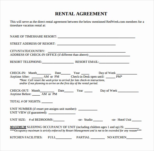 Simple Shared Well Agreement Unique Free Printable Basic Rental Agreement