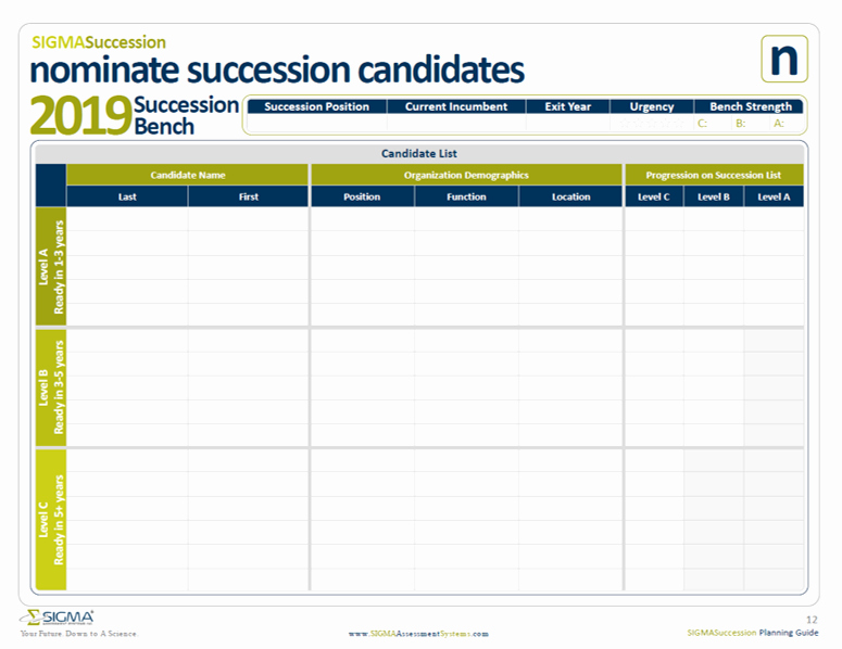 Simple Succession Plan Template Fresh Succession Planning Template Sigma assessment Systems