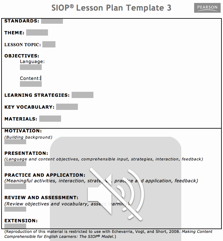 Siop Lesson Plan Template 1 Beautiful Download Siop Lesson Plan Template 1 2