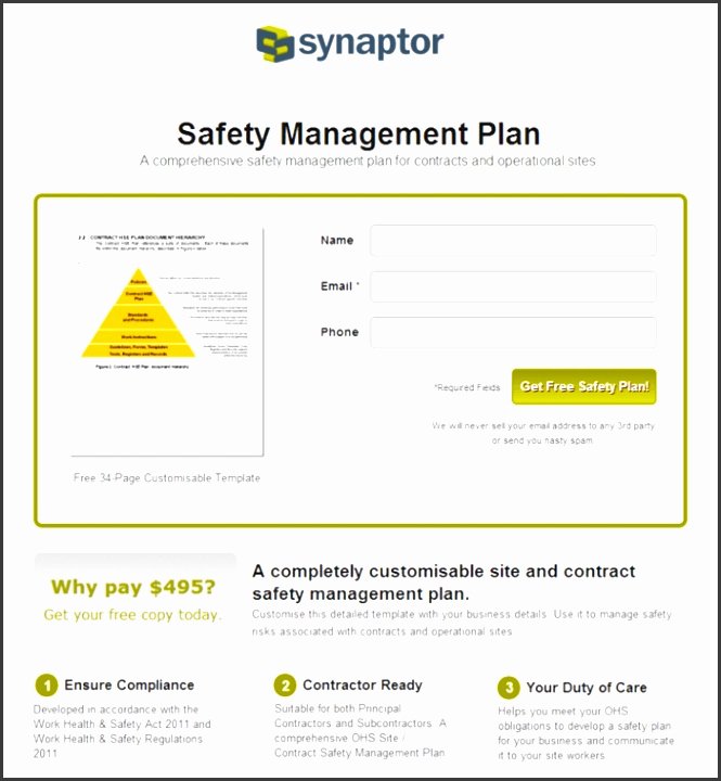 Site Safety Plan Template Unique 7 Site Safety Plan Template Sampletemplatess