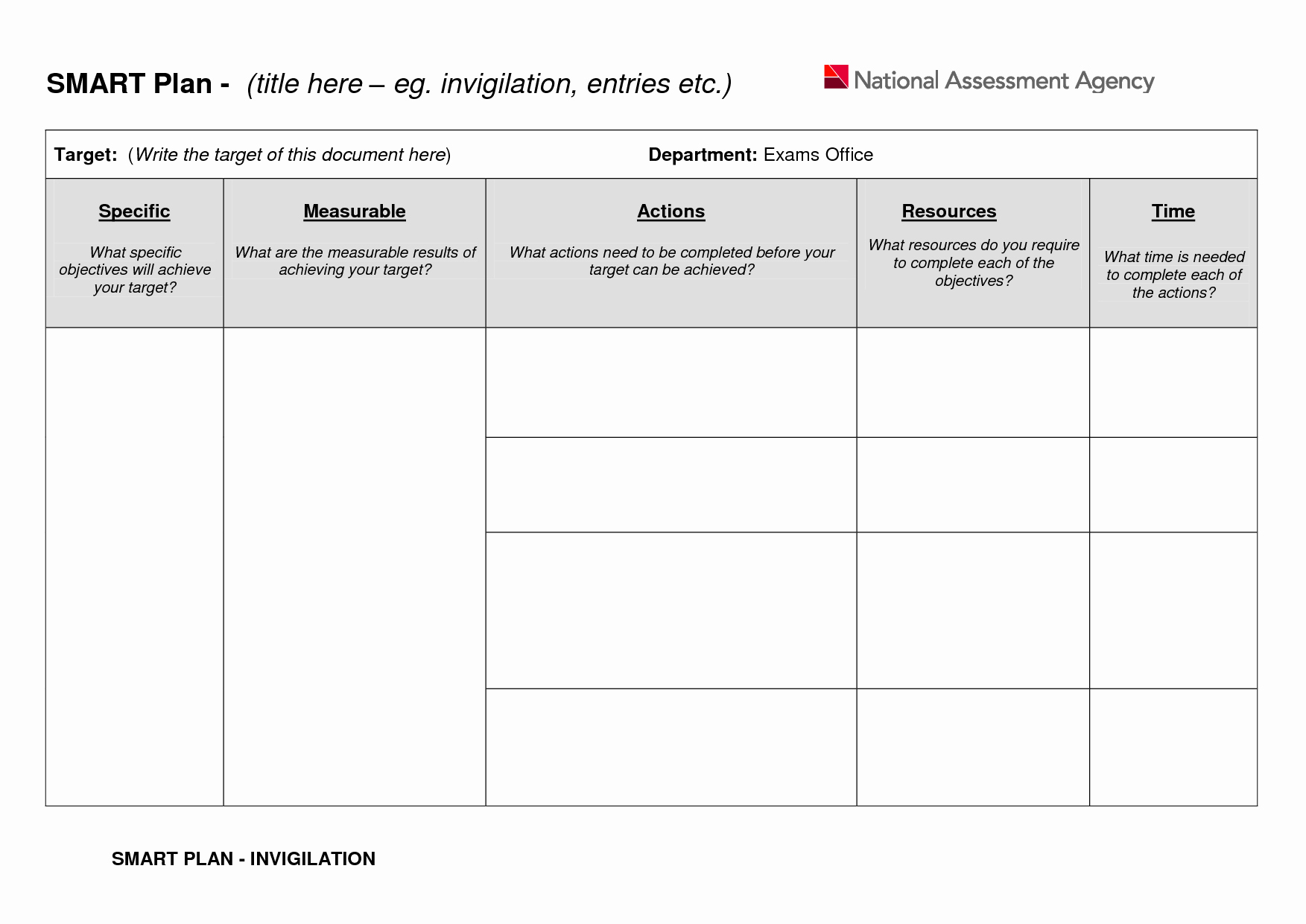 Smart Action Plan Template Beautiful 8 Best Of Smart Goal Worksheet Template Excel