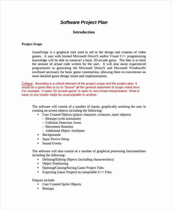 Software Development Plan Template Beautiful 15 Project Plan Templates