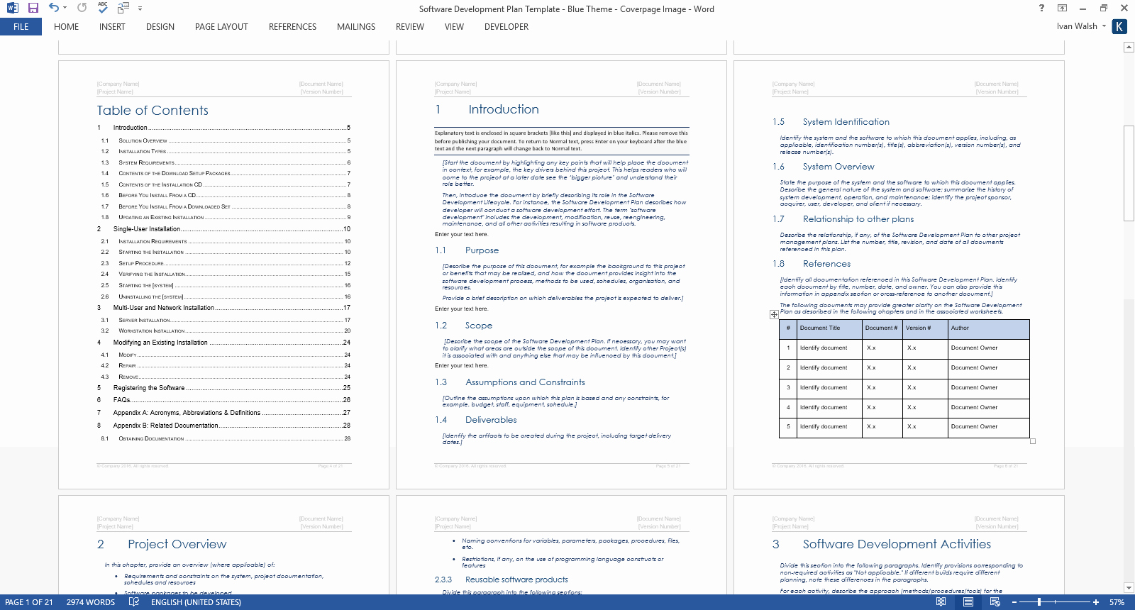 Software Development Plan Template Lovely software Development Plan Template Ms Word