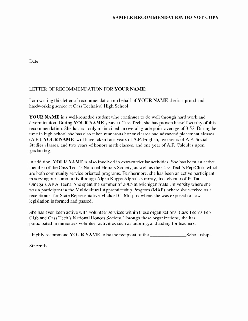 Sorority Letter Of Recommendation Luxury Munity Service Re Mendation Letter sorority