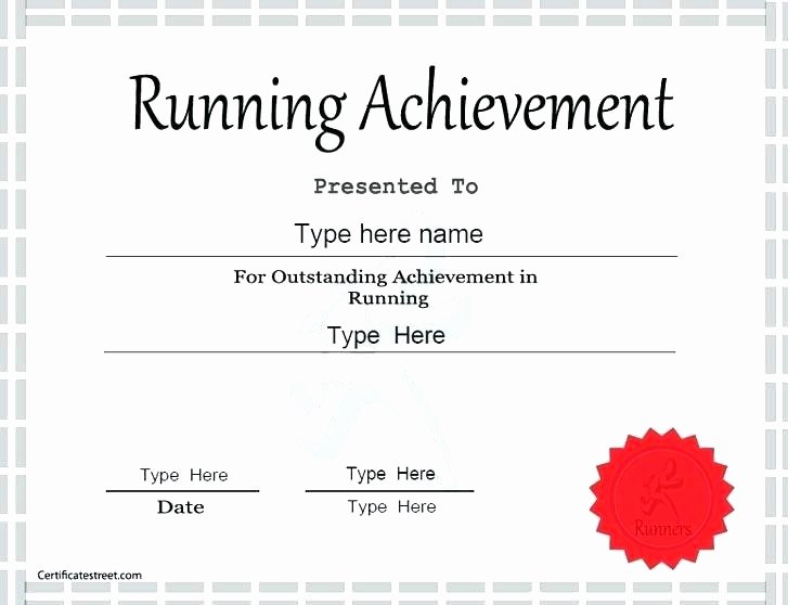 Sports Certificate Wording Awesome Certificate Of Achievement Word Template – Puebladigital