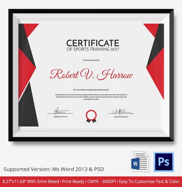 Sports Certificate Wording Best Of Award Certificate Sports Templates Archives Madhurbatter