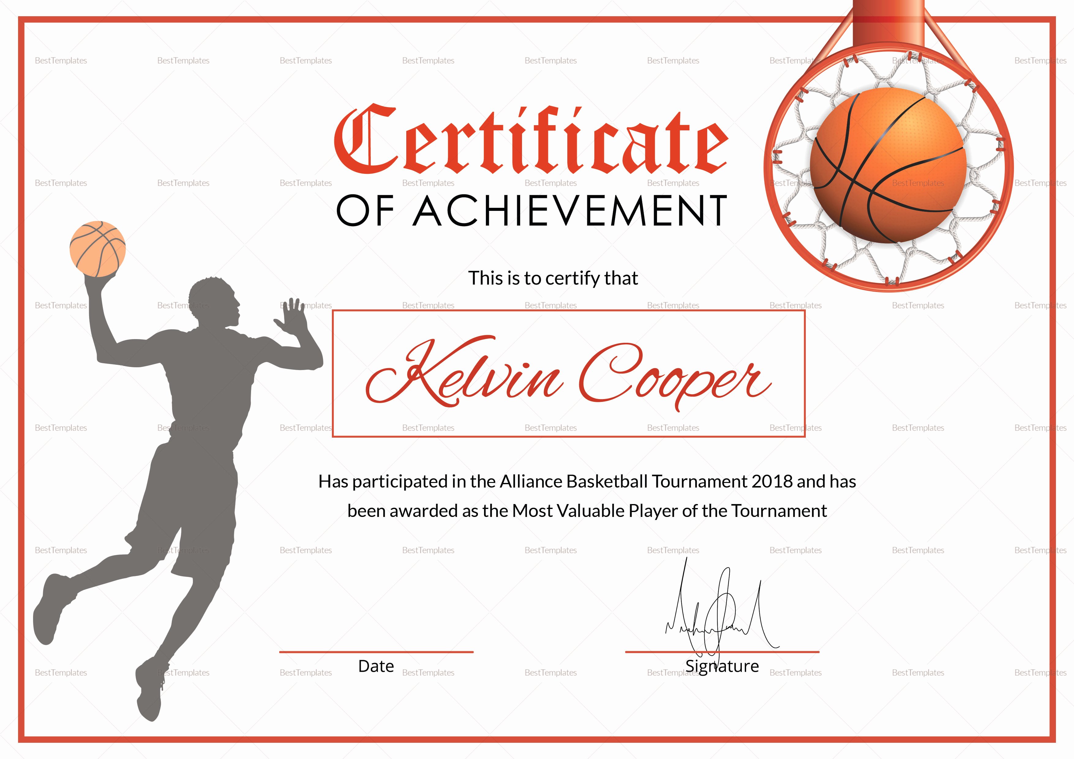 35 Sports Certificate Wording Hamiltonplastering