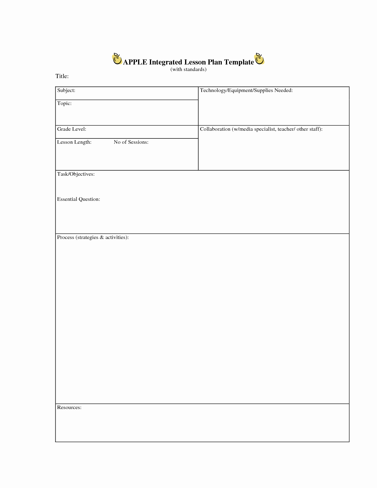 Standard Based Lesson Plan Template Beautiful Best S Of Standard Lesson Plan format Template