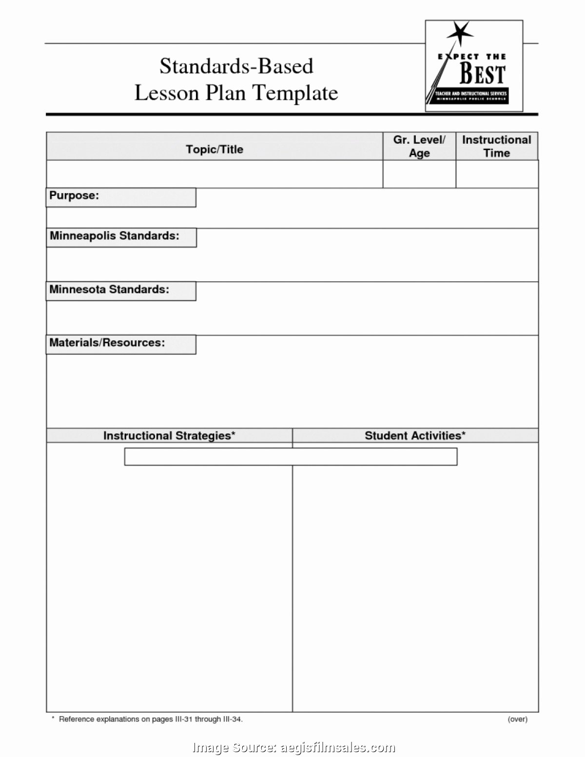 Standard Based Lesson Plan Template Fresh Fresh Standards Based Lesson Plan Template Team Lesson