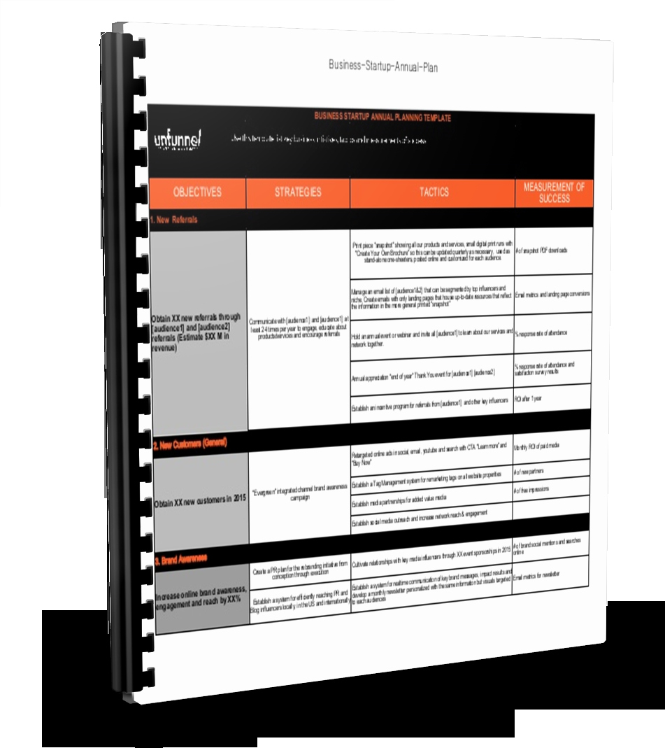 Startup Business Plan Template Excel Beautiful 2017 Startup Annual Business Plan [excel Template]