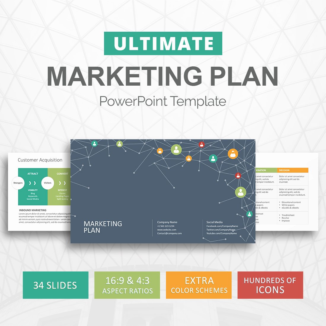 Strat Plan Powerpoint Template Fresh Marketing Plan Powerpoint Template Marketing Strategy