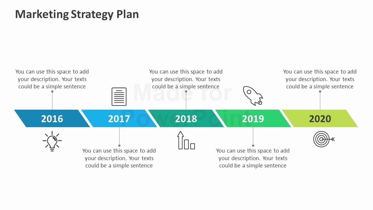 Strat Plan Powerpoint Template Fresh Marketing Strategy Plan Editable Powerpoint Template