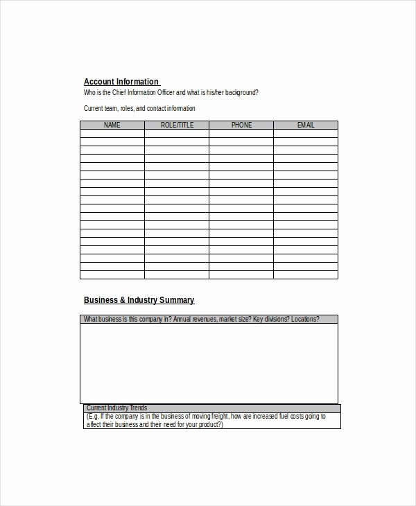Strategic Account Plan Template Elegant Strategy Paper Template 5 Free Word Pdf Documents