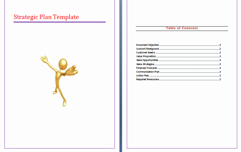 Strategic Communications Plan Template Awesome Strategic Plan Template