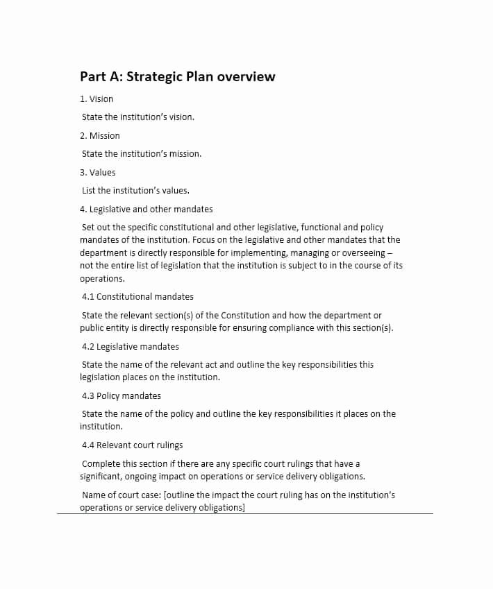 Strategic Plan Outline Template Luxury 32 Great Strategic Plan Templates to Grow Your Business