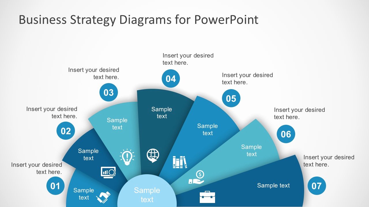 Strategy Plan Template Powerpoint Beautiful Free Business Strategy Diagram Powerpoint Slidemodel