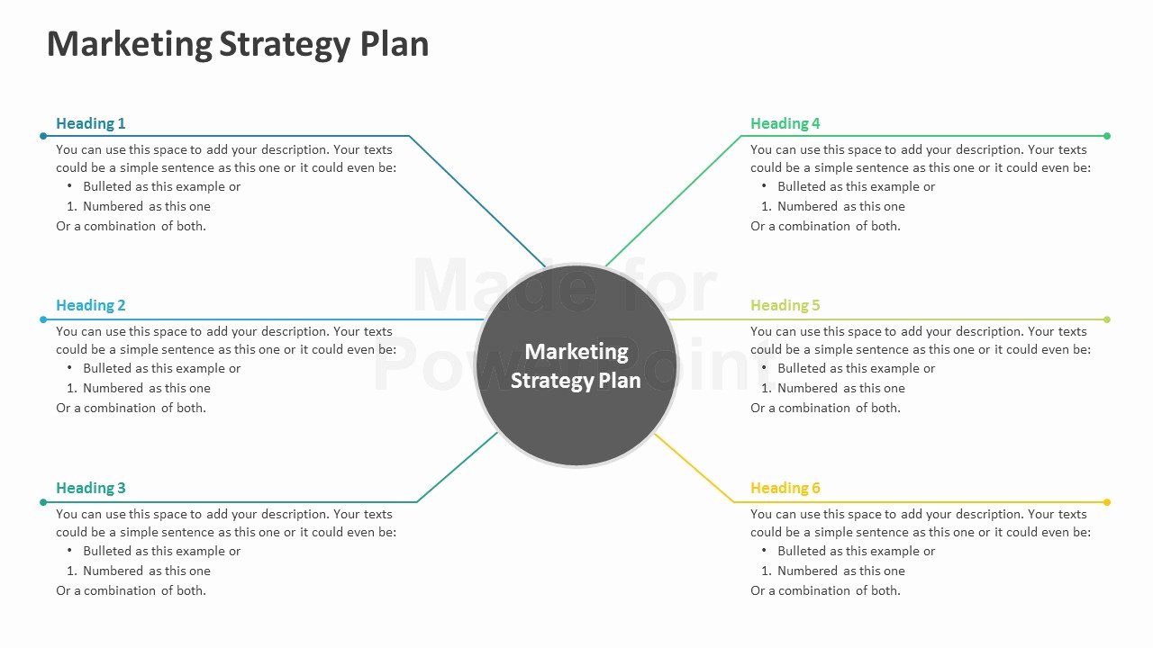 Strategy Plan Template Powerpoint Unique Marketing Strategy Plan Editable Powerpoint Template