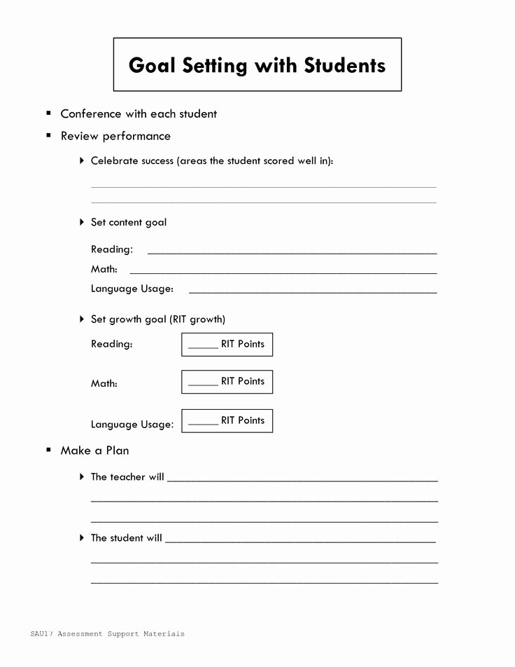 Study Plan Template for Students Lovely Student Success Plan Template
