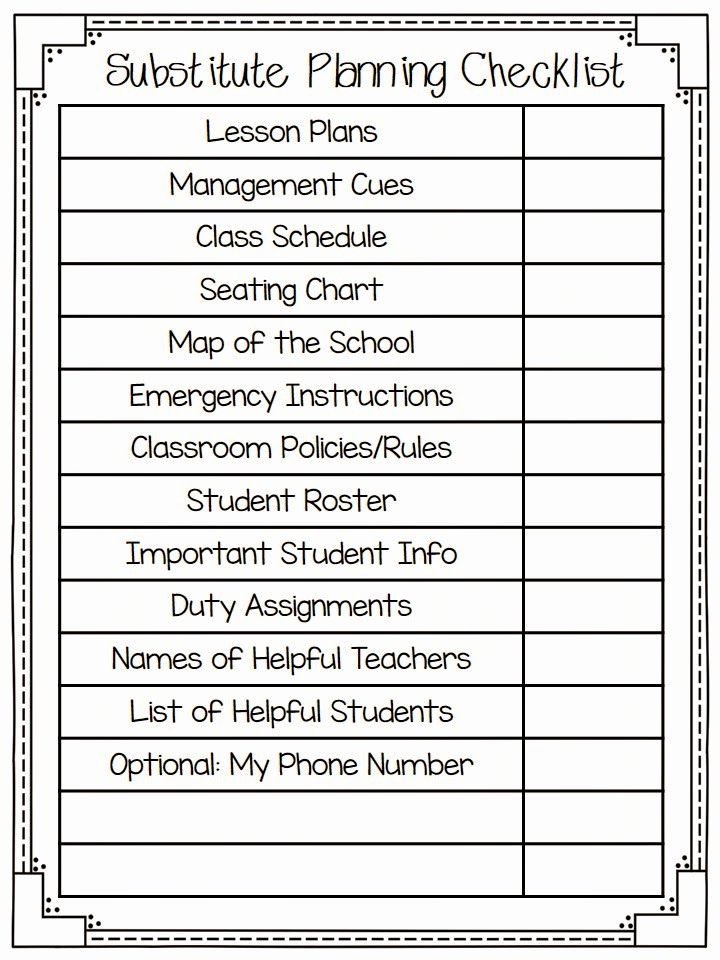 Substitute Lesson Plan Template Lovely Substitute Planning Ideas and Freebies