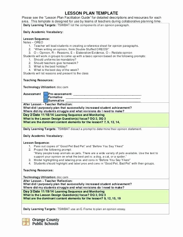 Substitute Teacher Lesson Plan Template Inspirational Team Lesson Plan Template Tennessee – Best Substitute