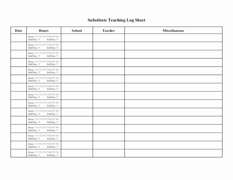 Substitute Teacher Plan Template Fresh Substitute Teaching Kits Collection