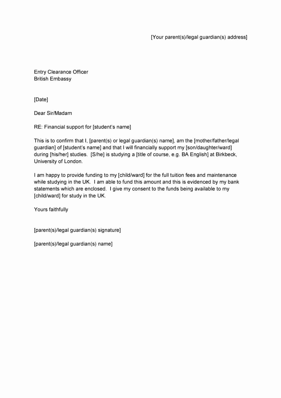 Support Letter Template for Missions New 40 Proven Letter Of Support Templates [financial for