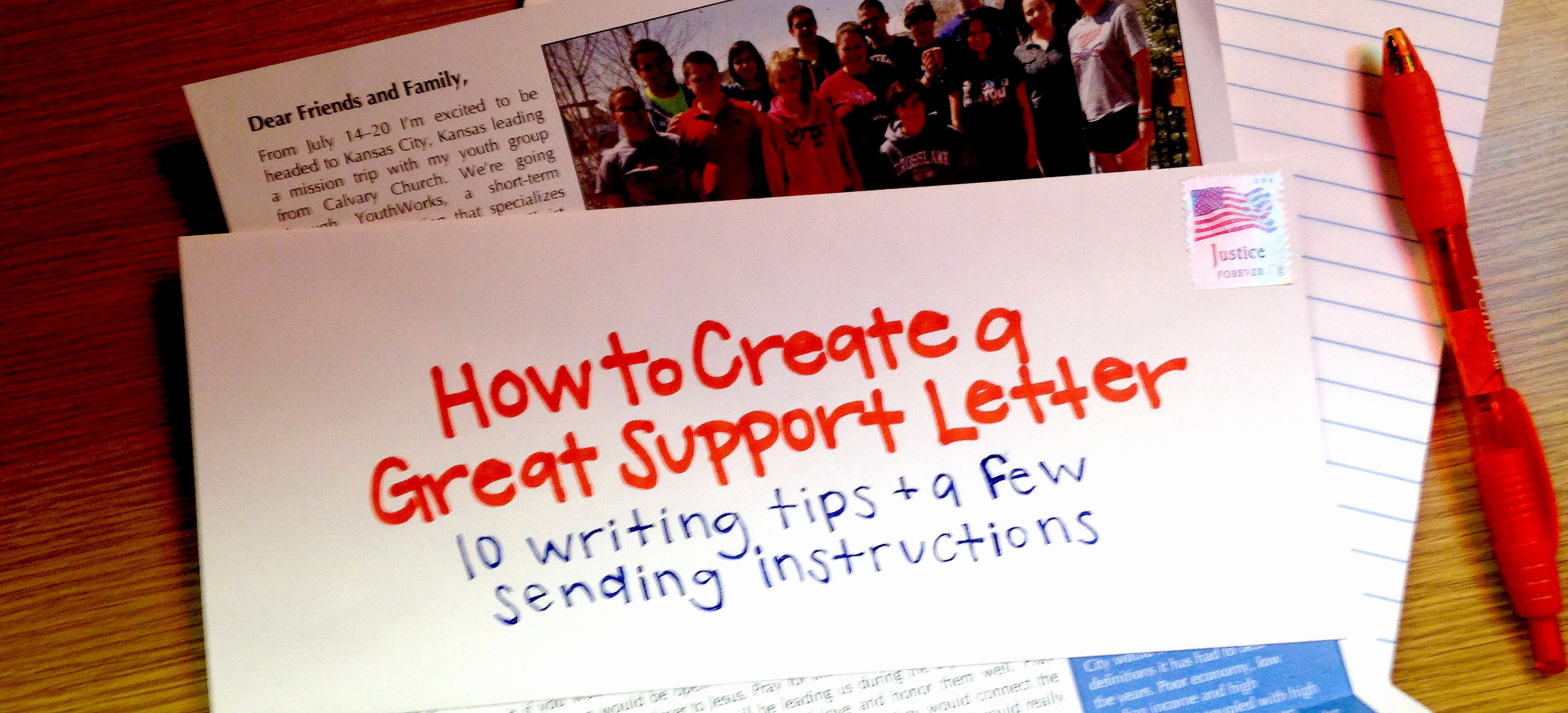 Support Letters for Mission Trips Best Of How to Create A Great Support Letter Youthworks