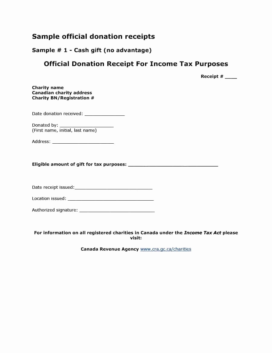 Tax Deductible Receipt Template Awesome Donation Receipt Letter Template Sample