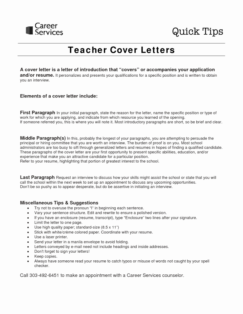 Teaching Cover Letter format Luxury Sample Cover Letter for Teaching Job with No Experience