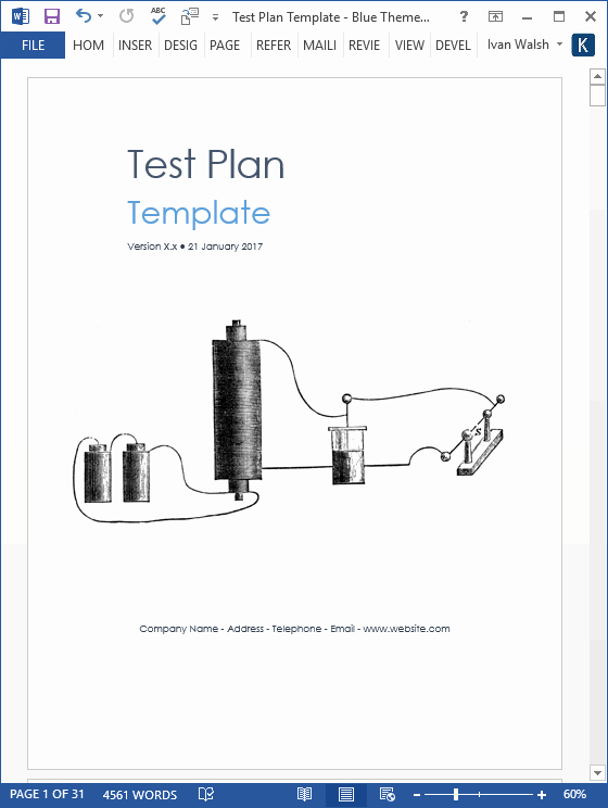 Test Plan Template Excel Beautiful Test Plan – Download Ms Word &amp; Excel Template