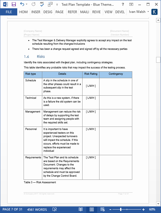 Test Plan Template Excel Lovely Test Plan – Download Ms Word &amp; Excel Template