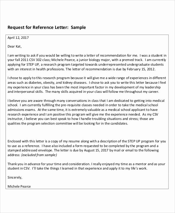 reference thank you letter sample