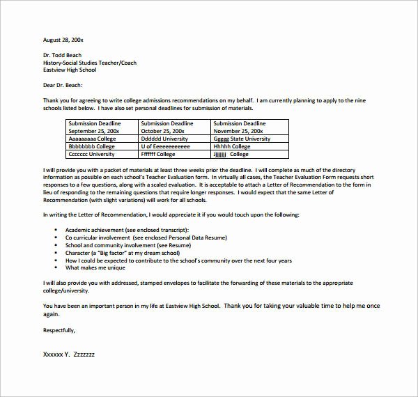 Thank You Letter Of Recommendation Fresh 9 Re Mendation Thank You Letters – Pdf Word