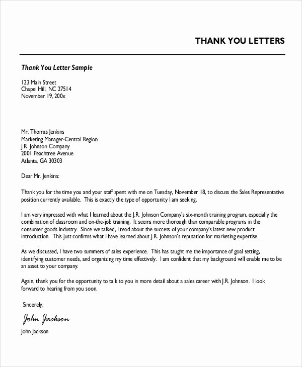 Thanks for Recommendation Letter Awesome Sample Professional Thank You Letter 7 Examples In Word