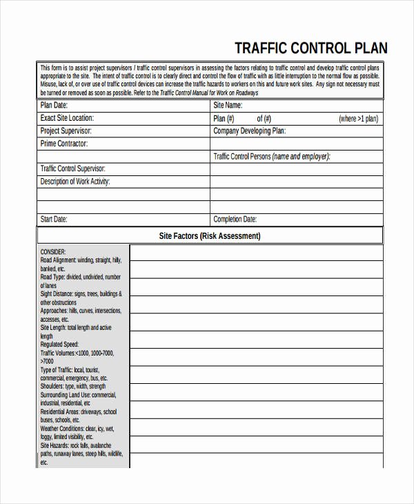 Traffic Control Plan Template Luxury 10 Control Plan Examples &amp; Samples Pdf Word Pages