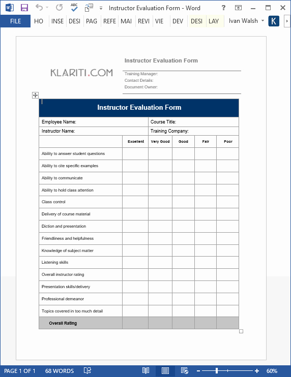 Training Plan Template Word Inspirational Training Plan Templates 7 Ms Word 7 Excel Spreadsheets