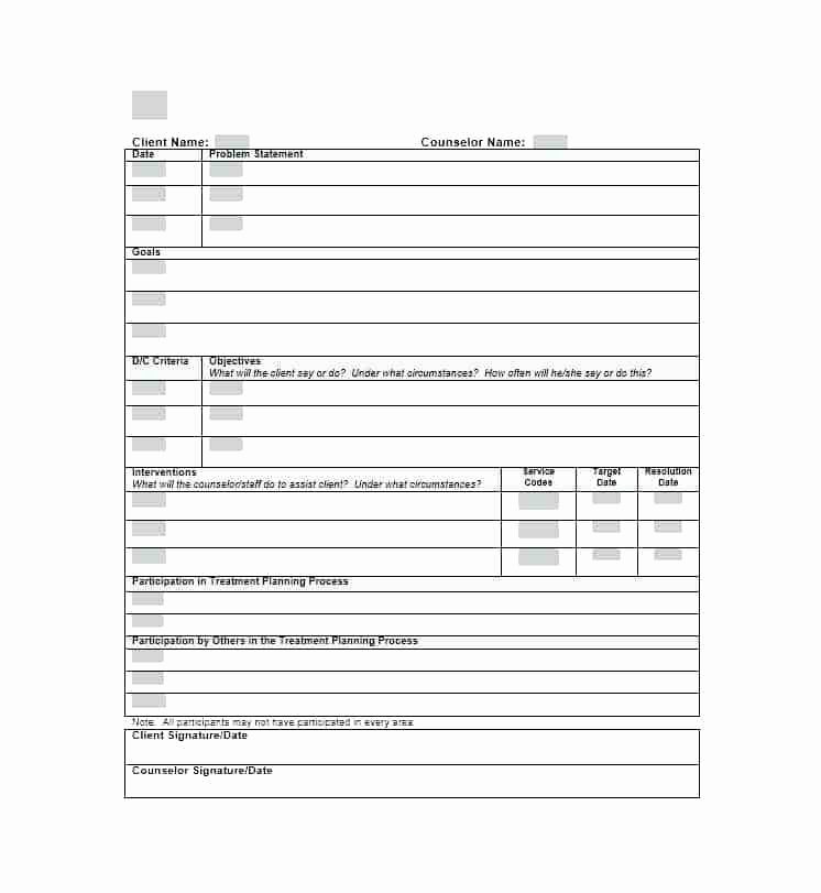 Treatment Plan Template for Counseling Inspirational Psychotherapy Treatment Summary Template – Bbfinancialsfo
