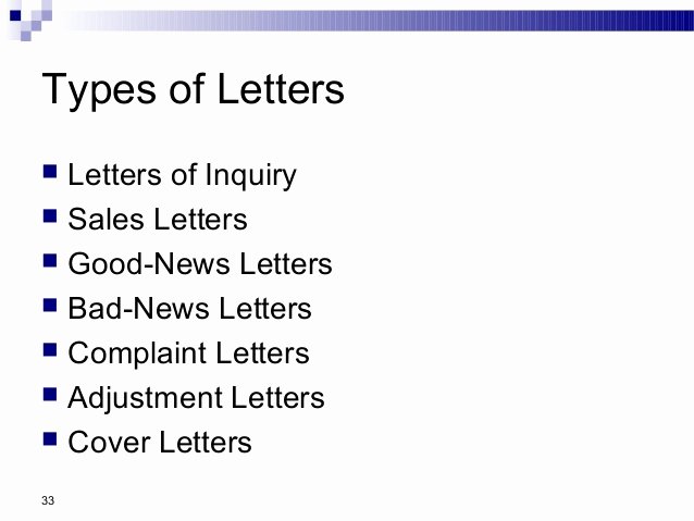 Types Of Letter format Beautiful Business Munication Chap 2 Business Writing
