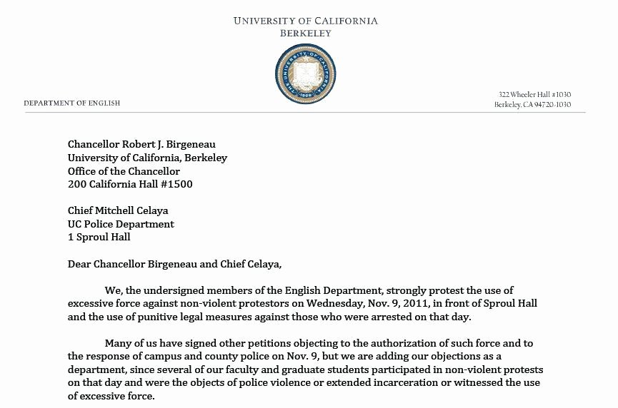Ucla Letter Of Recommendation Inspirational Career Center Berkeley Letter Re Mendation