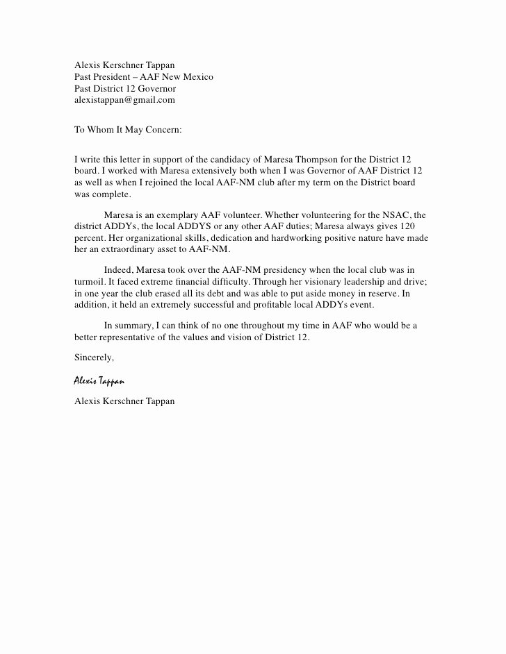 Ucla Letter Of Recommendation New Alexis Kerschner Tappan Re Mendation Letter