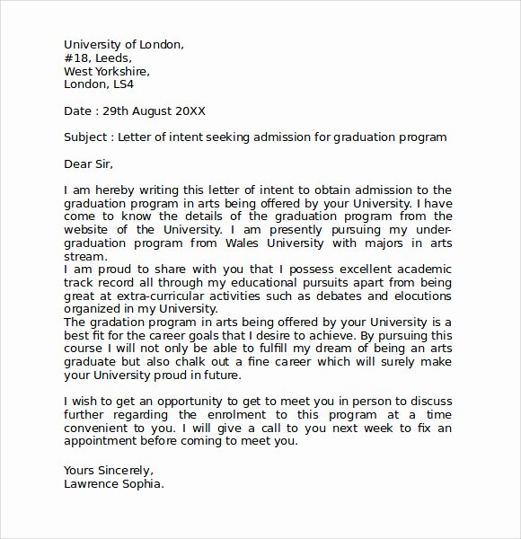 Ucsd Letter Of Recommendation Luxury Letter Of Intent Graduate School 9 Download Documents
