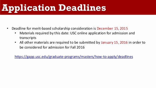 Usc Letter Of Recommendation Requirements Awesome Applying to Graduate Engineering Programs at Usc