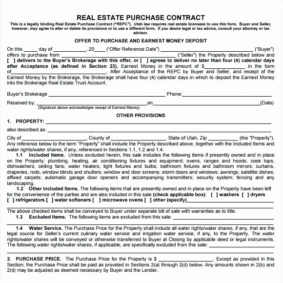Utility Easement Agreement Template Lovely How to Write A Contract with Real Estate for Sale