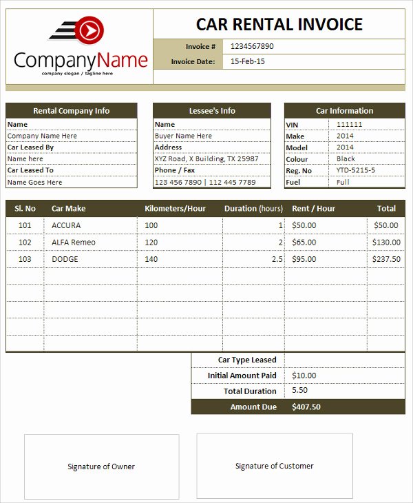 Vacation Rental Business Plan Template Unique 43 Free Invoice Templates