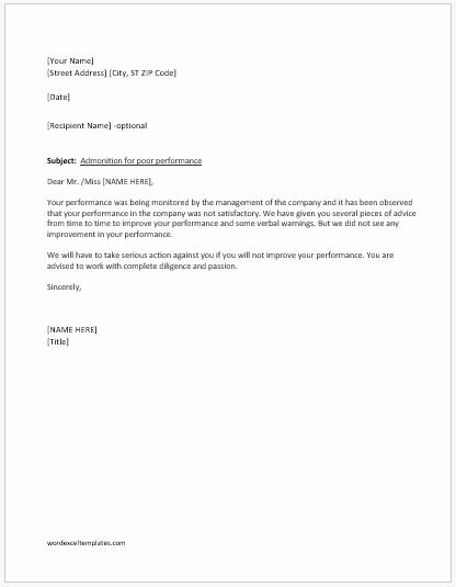 Voluntary Demotion Letter Template Best Of Sample Demotion Letter Due to Poor Performance