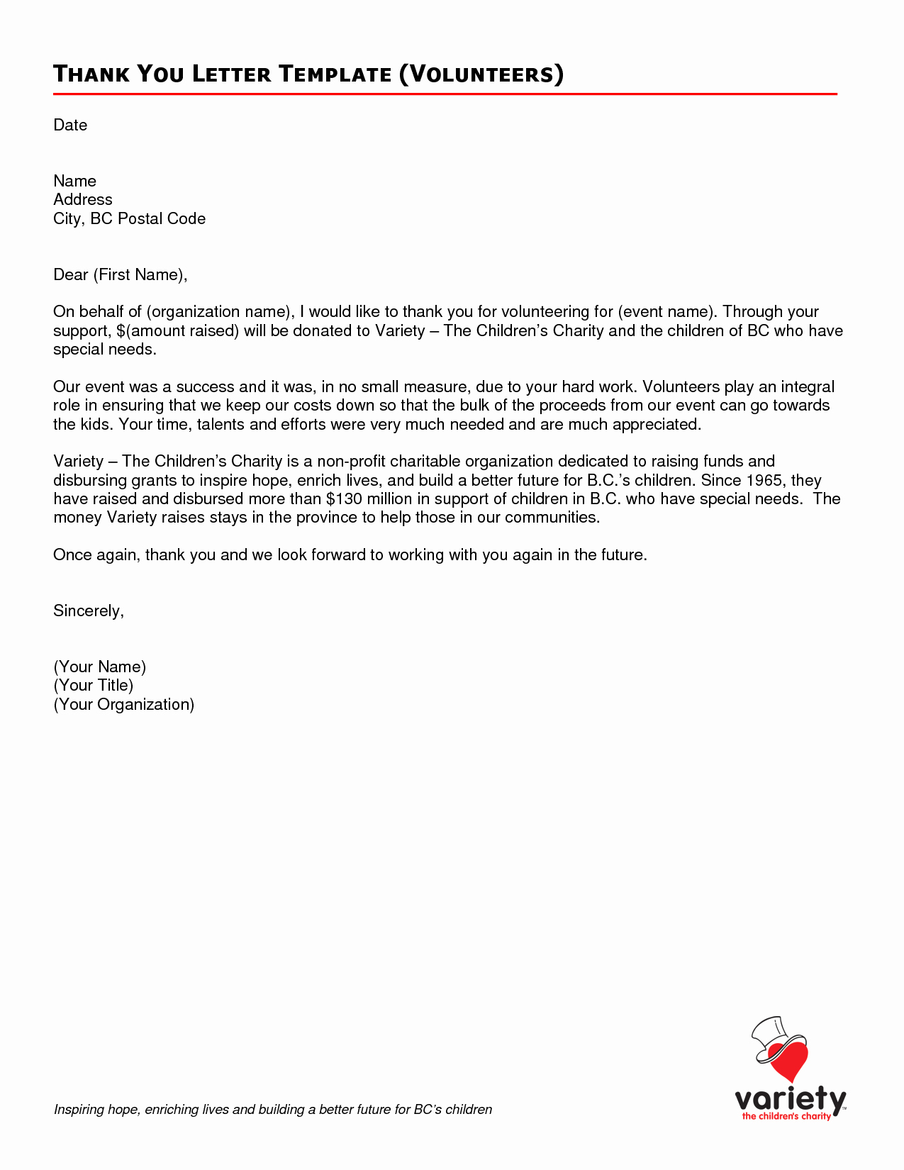 Volunteer Letter Of Recommendation Sample New Thank You Letter for Munity Service Hours Sample Google