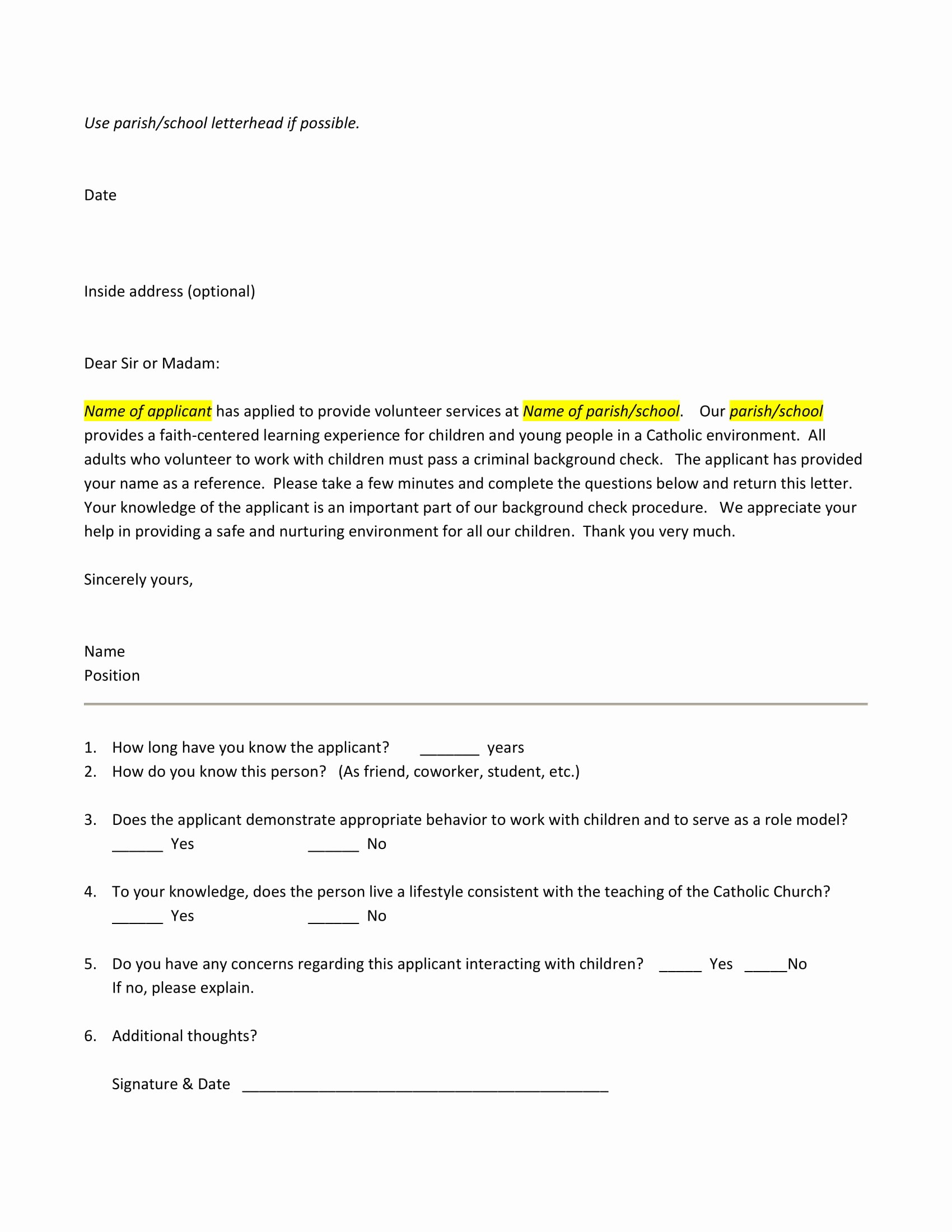 Volunteering Letter Of Recommendation Fresh 19 Reference Letter Examples Pdf