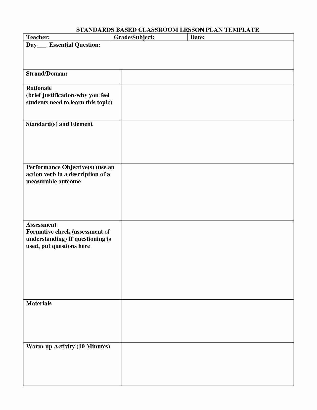Weekly Lesson Plan Template Doc Awesome Pretty Madeline Hunter Lesson Plan Template S
